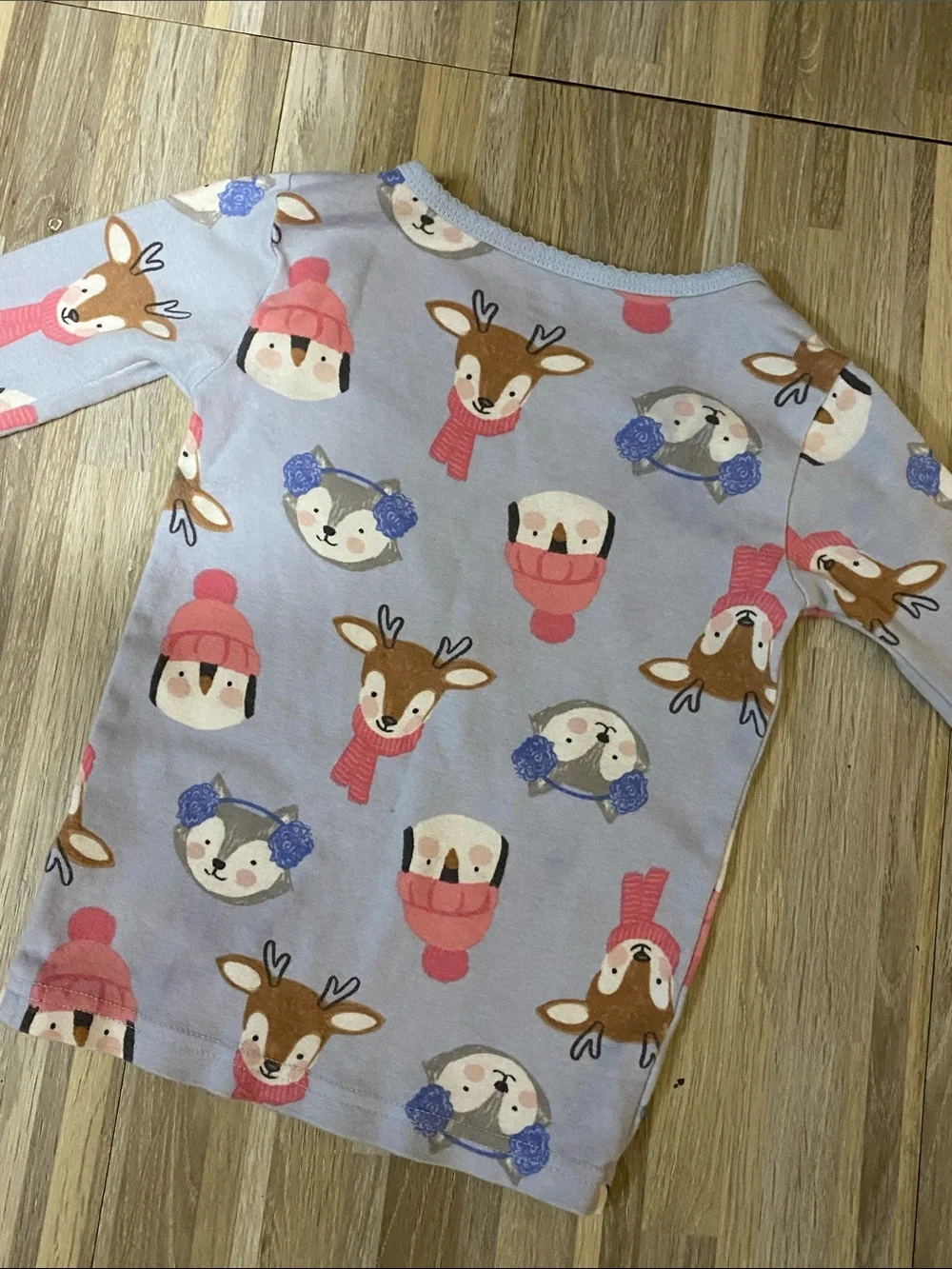 CARTER’s Hat and Scarf Animal pajama set size toddler boys 4T